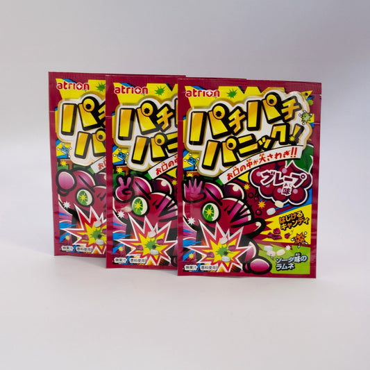Atrion Pachi Pachi Panic Grape: knisterndes Dagashi aus Japan