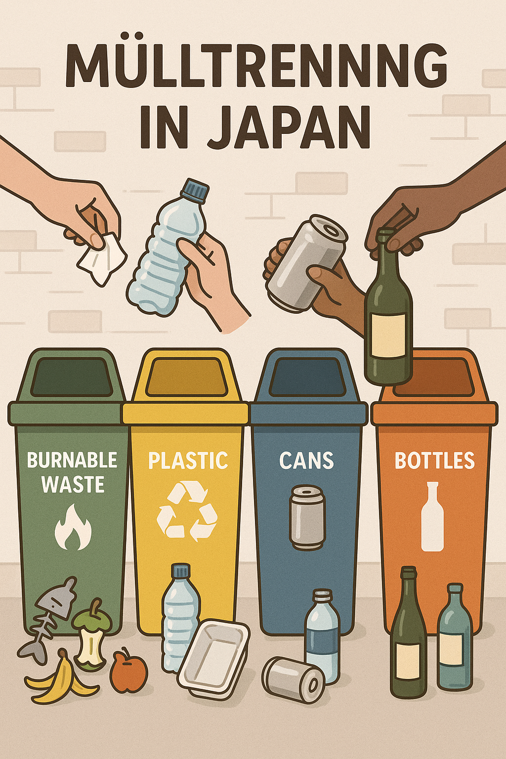 Mülltrennung in Japan: Was du als Reisender wissen solltest