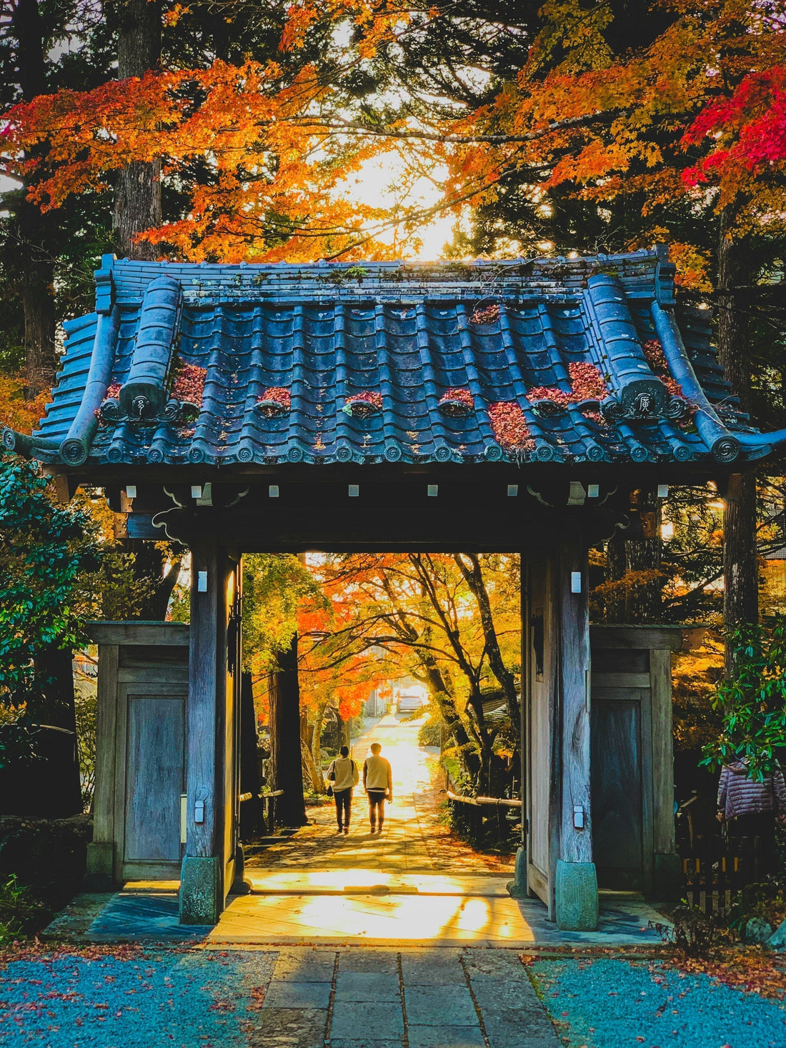 Tempeleingang in Japan