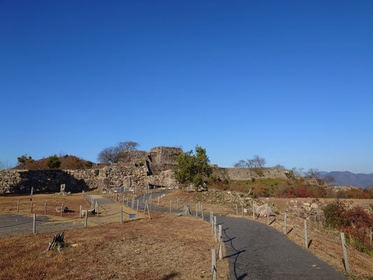 Die Takeda Burgruine in Asago
