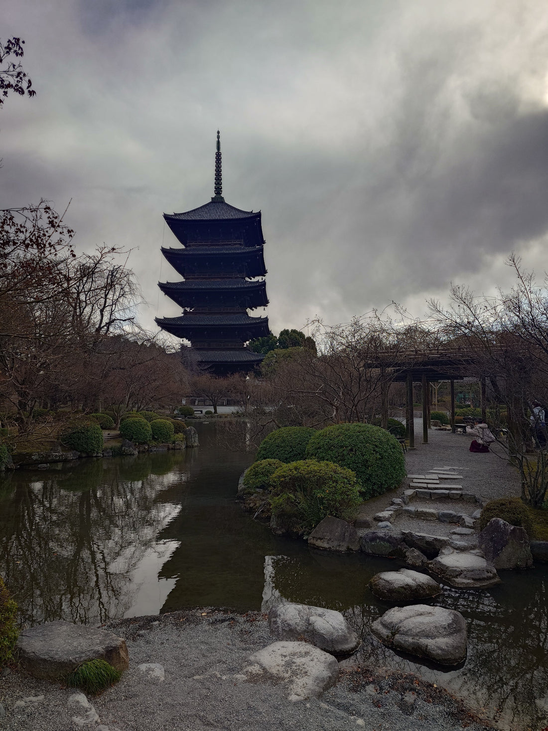 Die fünfstöckige Pagode des Tō-ji in Kyoto