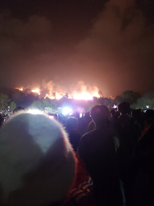 Yamayaki in Nara: Wenn der Wakakusa Berg in Flammen steht