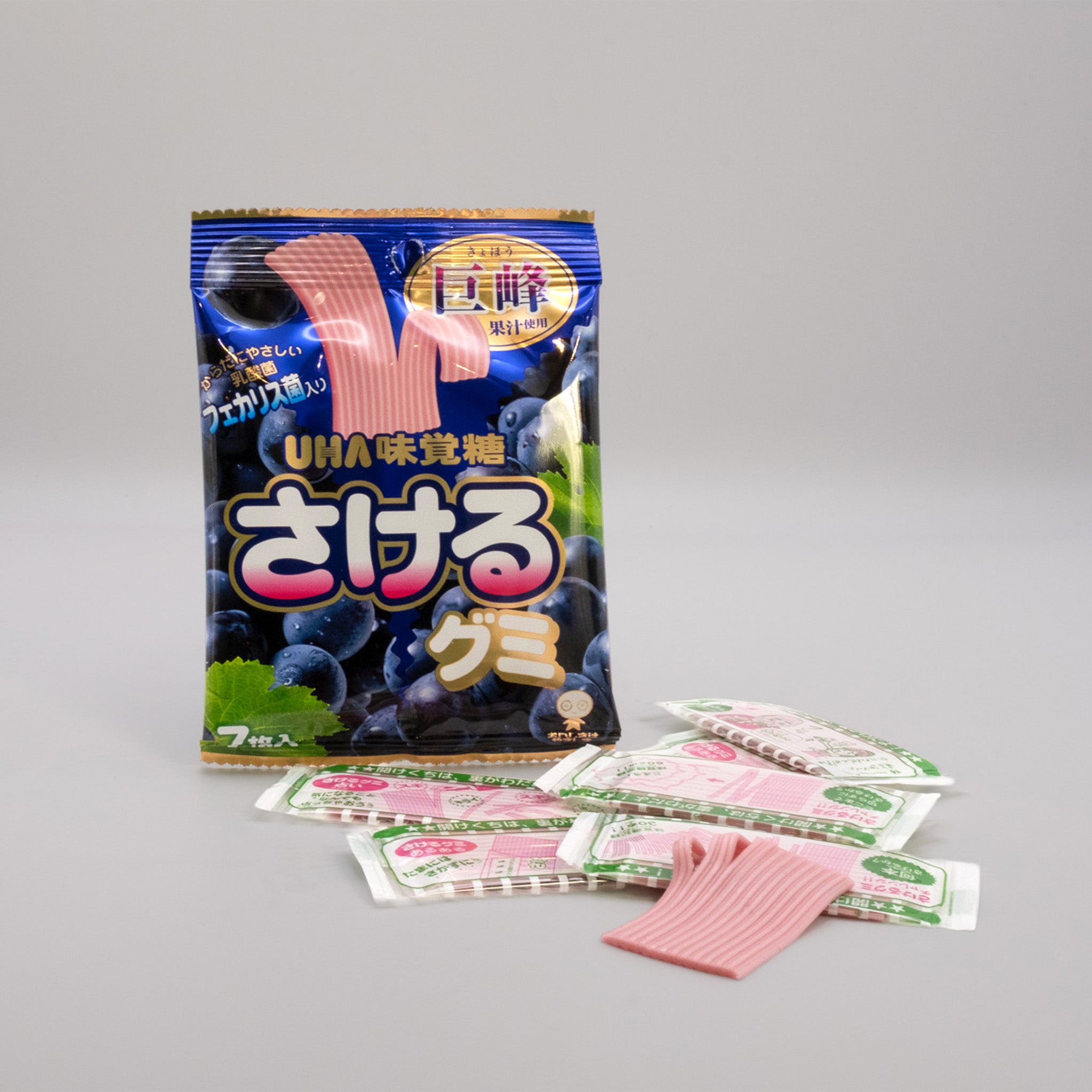 UHA Zerreißbarer Gummi Traubengeschmack