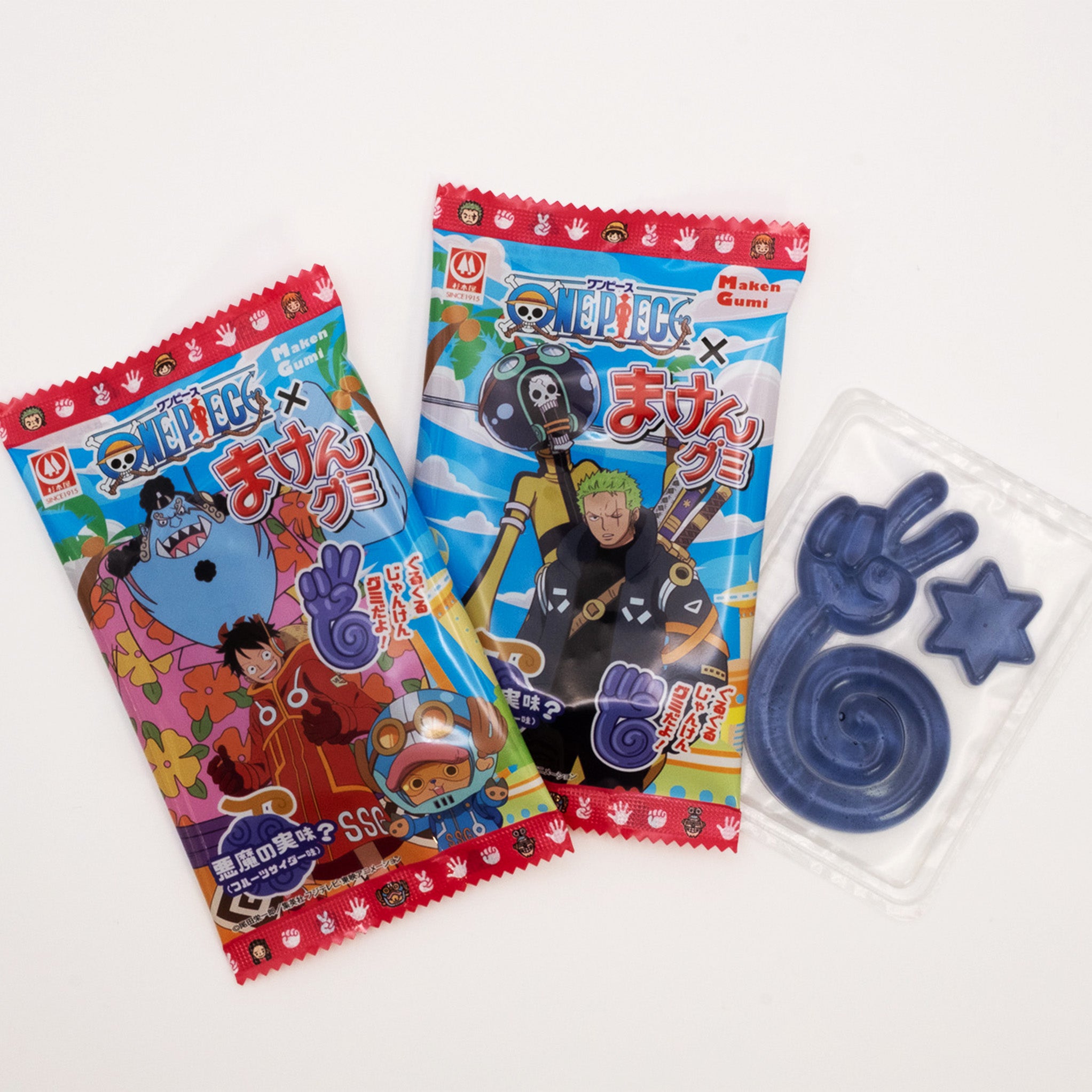 Sugimotoya Gummi mit Teufelsfruchtgeschmack, One Piece (3er Bundle)