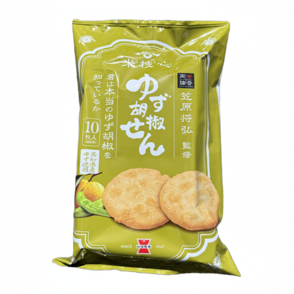 Iwatsuka Reiscracker mit Yuzu Kosho