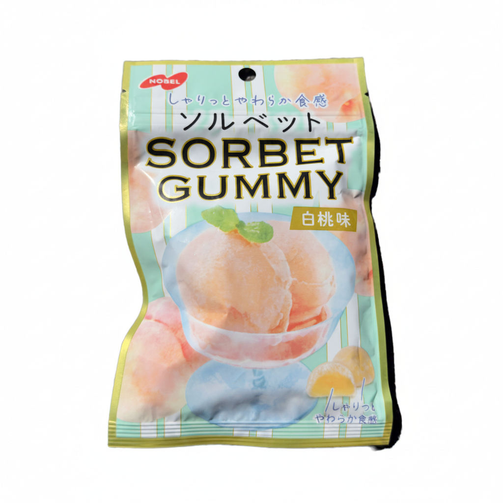 Nobel Sorbet Weißer Pfirsich Fruchtgummis