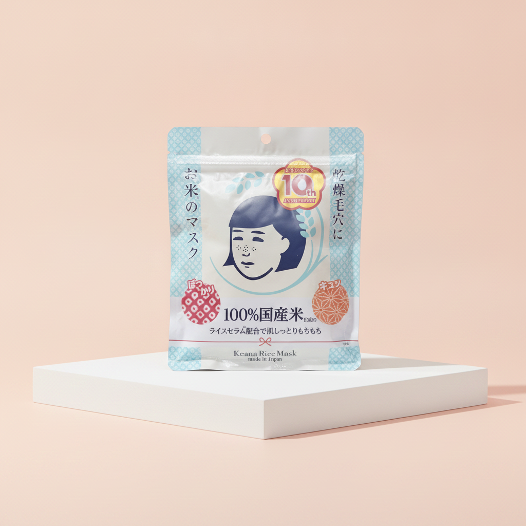 Keana Reismaske (10 Gesichtsmasken pro Packung)