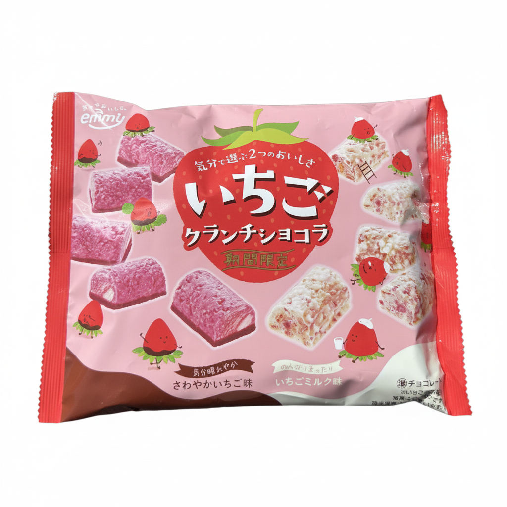 Shoei Erdbeer-Crunch-Schokolade