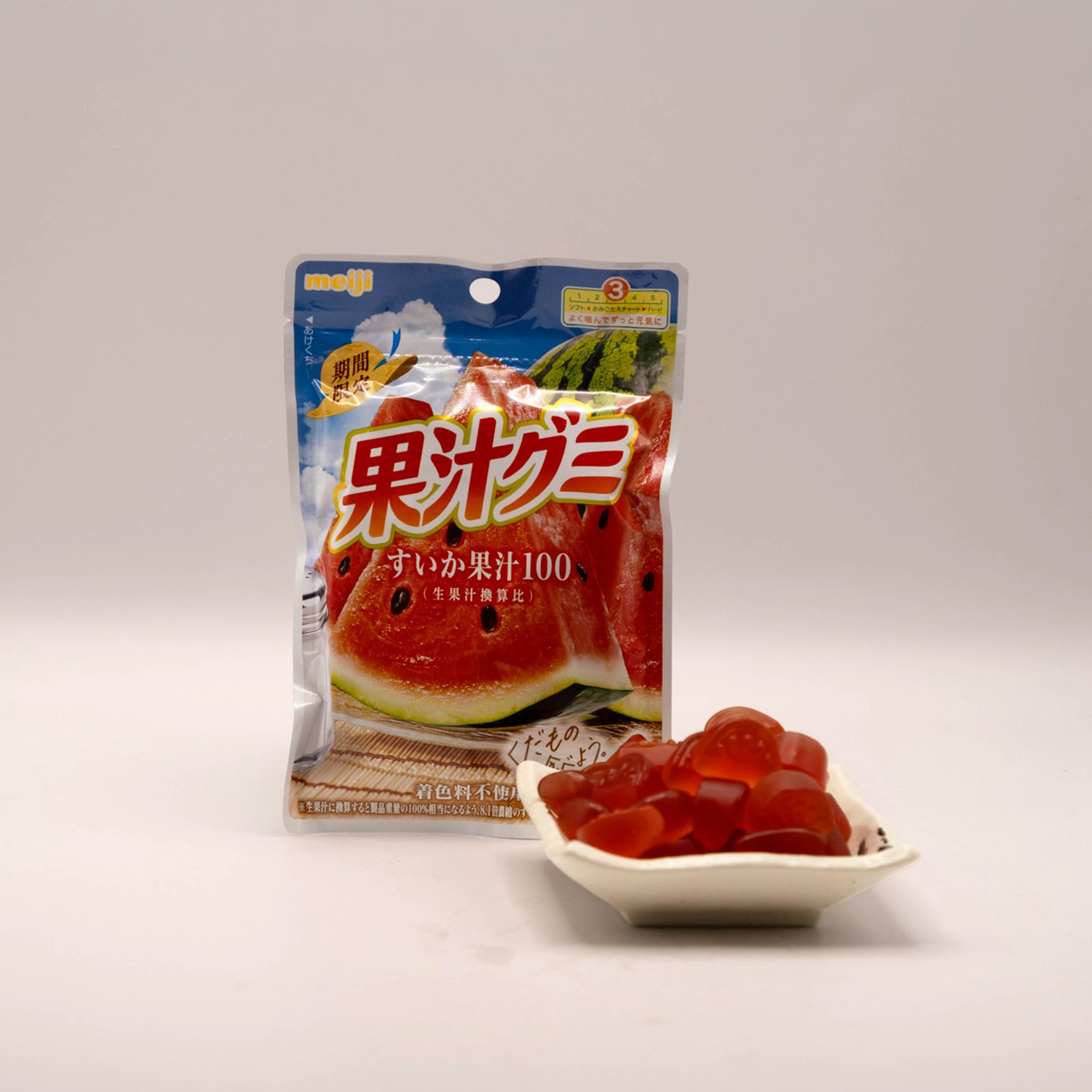 Meiji Fruchtgummi Wassermelone